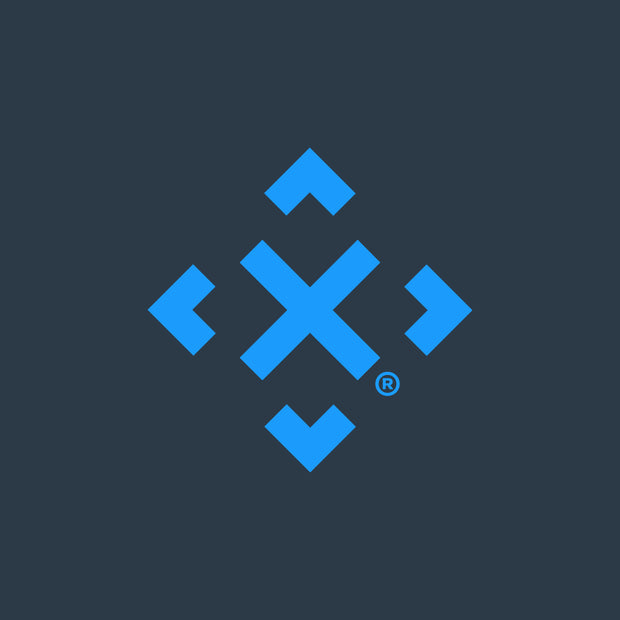 "X" Compass Logo