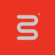 "B" Squiggle Logo