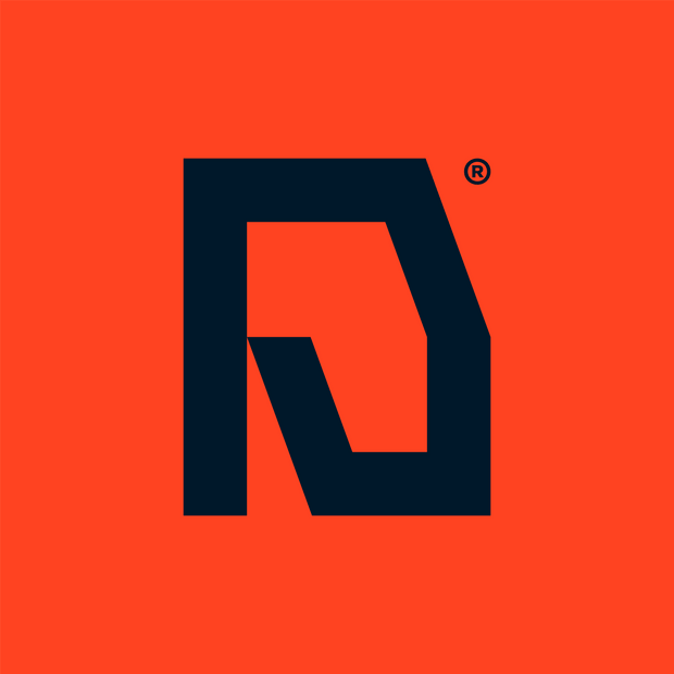 "D" Futuristic Logo