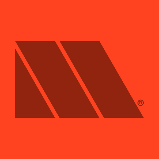 "M" Retrofuturistic Logo